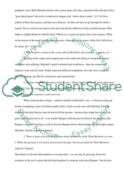 The Murder of Duncan and the Crowning of Macbeth