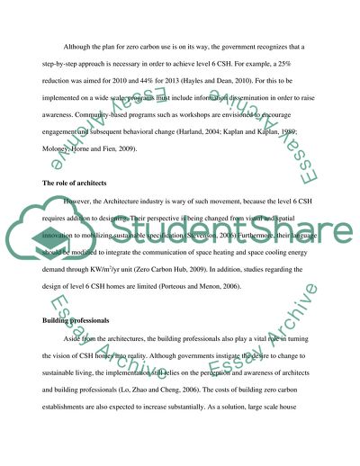 Salient Technical Challenges of Delivering Code for Sustainable Homes