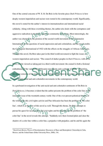 Imperialism and Racism in Dark Princess by Du Bois