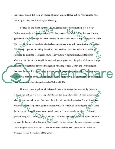 Elements of Rock Music