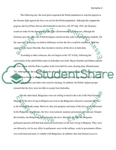 The Attitudes and Behavior of the German Non-Jews