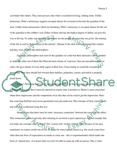 Introduction to Philosophy I