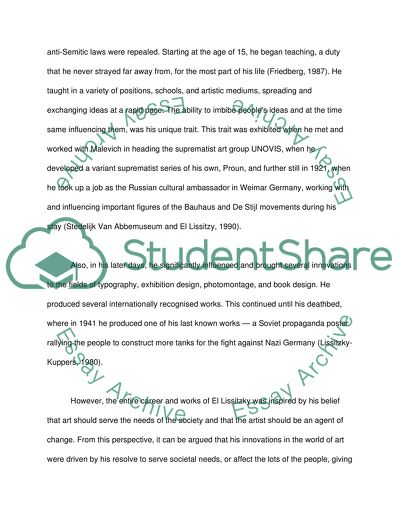 The Design Approach of El Lissitzky