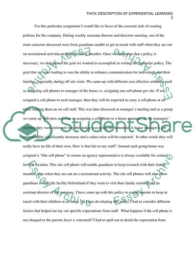 Experiential Learning for Disabled Children