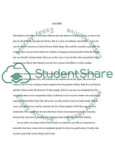 Salome essays 06 image