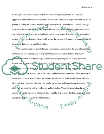 The session of learning the digital content