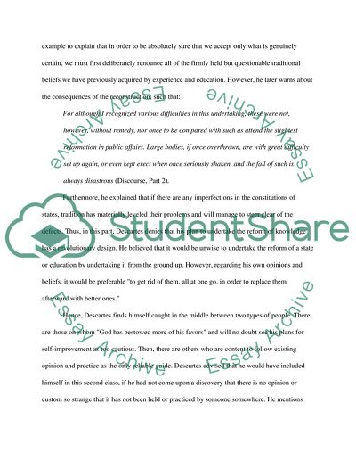 Discourse on Method by Rene Descartes