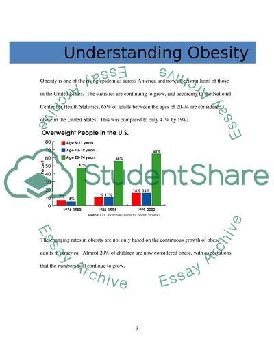 Understanding of a Rising Rates of Obesity