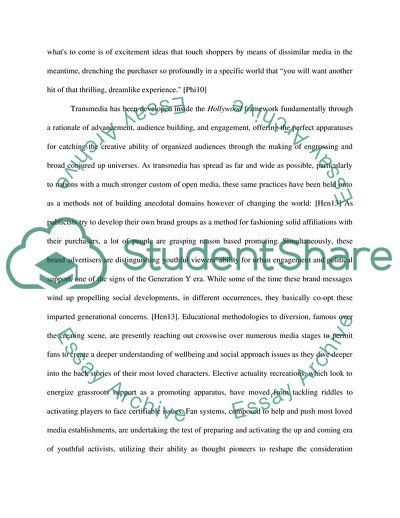 The Change of the Trans-Media, Its Effect on Consumer Behavior