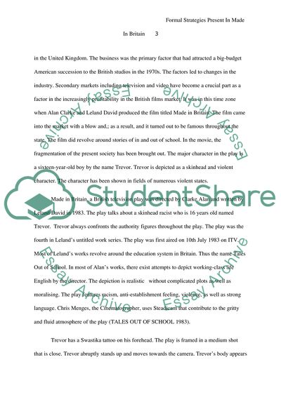 Formal Strategies Present in Television Play Made in Britain