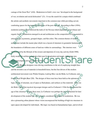 Modern vs. Postmodern