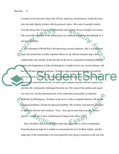 The Sun Also Rises by Ernest Hemingway