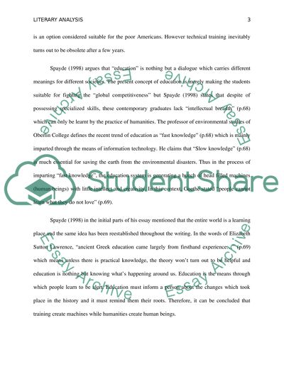 Education as discussed by Jon Spayde