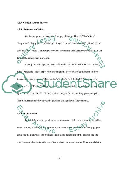 Case study of Netaporter and Topshop