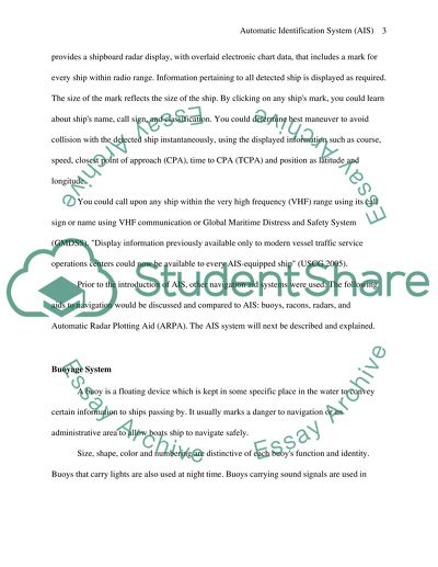 The Concept of Automatic Identification System