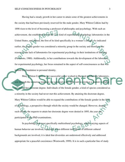 The Pshychological Contributions of Mary Whiton Calkins