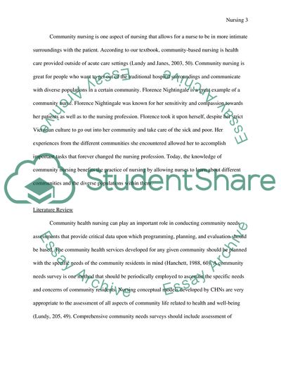 Essentials of Community-Based Nursing