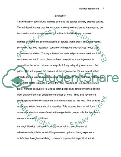 The Relationship Between the Buyer and Seller of Services