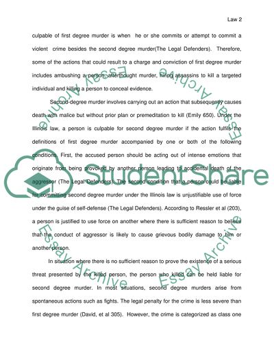 Differences between First, Second and Third Degree Murder, Voluntary Manslaughter, and Involuntary