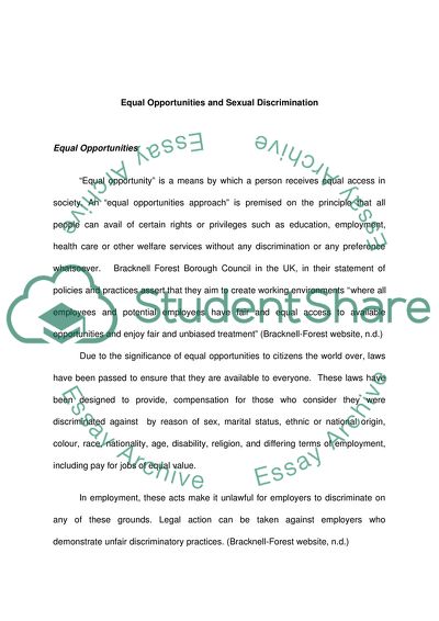 Sex related discrimination in the UK private sector