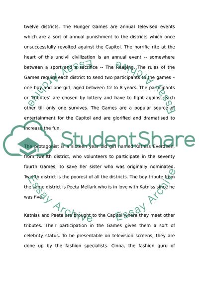 The Hunger Games by Suzanne Collins