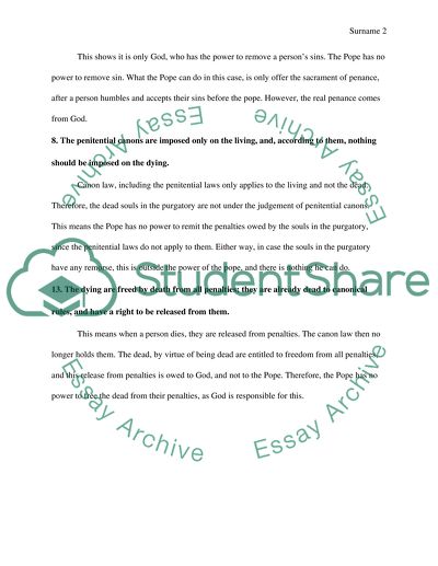 Limits to the Popes Power According to Luthers Theses 5-8 and 13