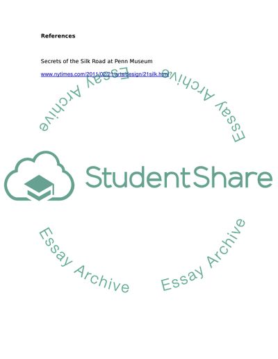 Summary on movie Secrets Of The Silk Road and how the movie related to anthropology