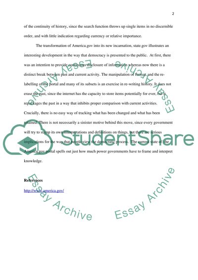 The Americgov Website