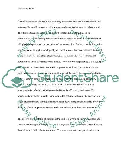 Effects of Globalization in Barcelona