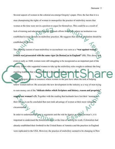 Primary Source Annotation Assignment about women history in USA