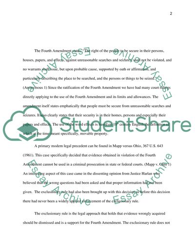 Protections and issues surronding the 4th amendement