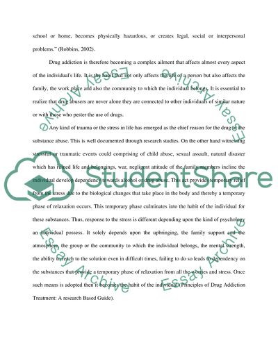 Substance Dependence Treatment Problems