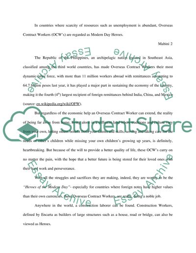 The Makings of a Hero