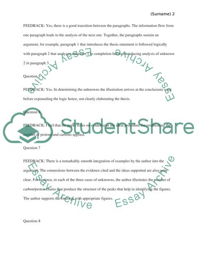 Lab report peer review