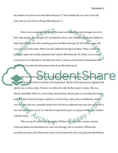 Incidents in the life of a slave girl