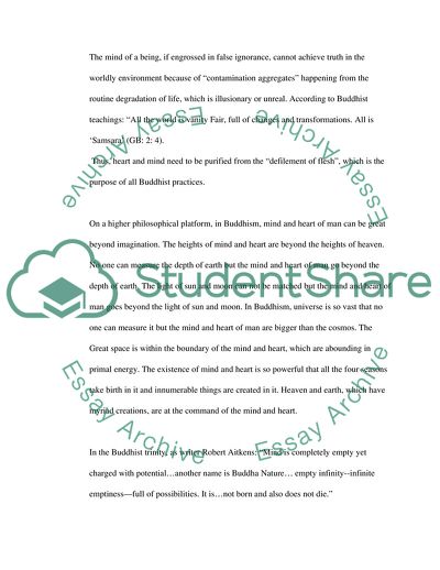 The Concept of Mind in Buddhism and the Concept of Mind in Classical Confucianism