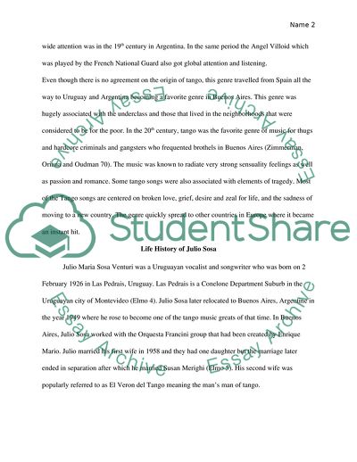 Latin American Music Analysis