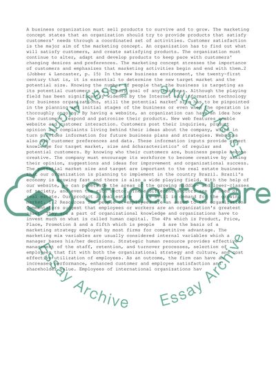 The Brazilian experience