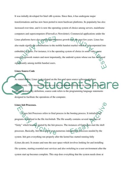 Init Process in Linux