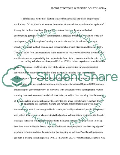 Strategies for Treating Schizophrenia