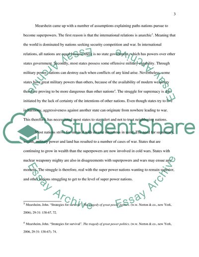 The Character of the 21st Century Is Expected to Be War Prone