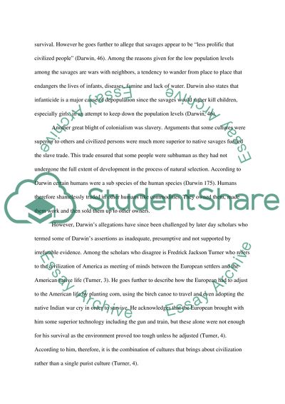 Savagery and Civilization