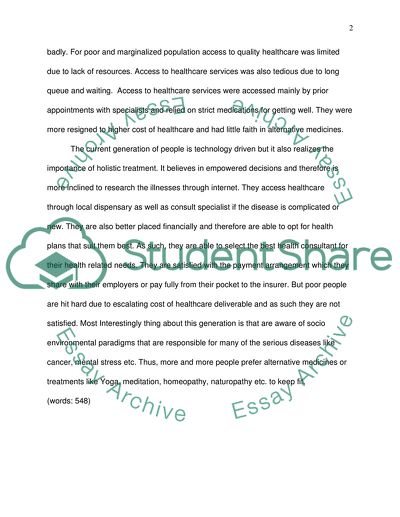 Health care interview