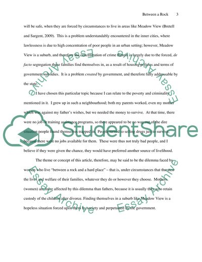 Between a Rock And a Hard Place