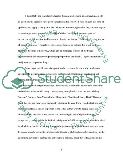 Socrates - A Great Teacher