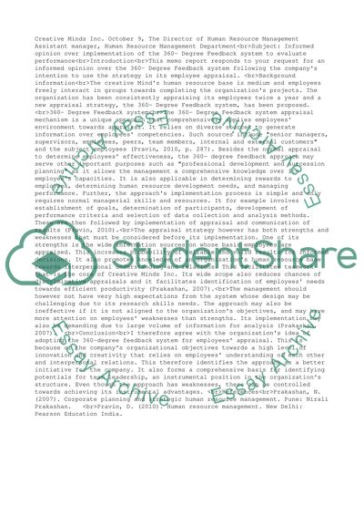 Evaluating 360-degree Feedback System