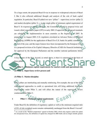 The Rules of Basel I