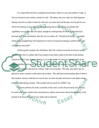 Sample Incident Report Letter Word from studentshare.info