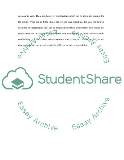 Personality Traits-PSY