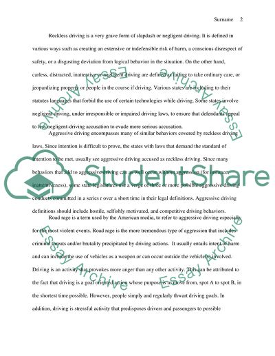 Agressive driving and its negative effects on drivers